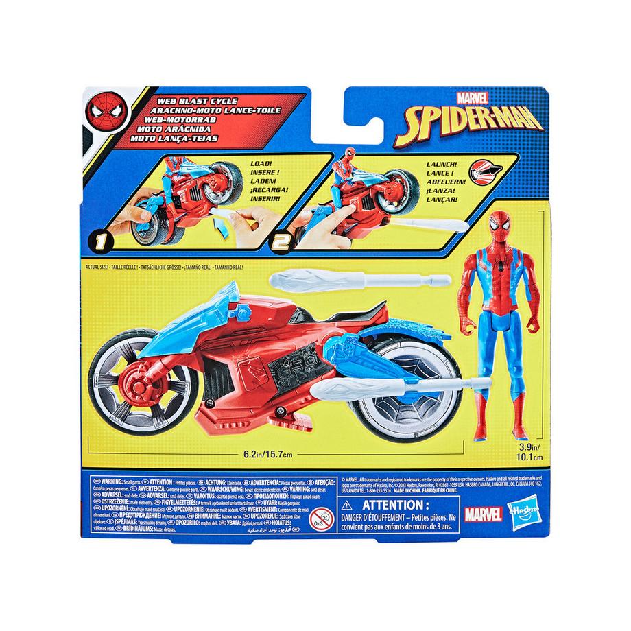 Hasbro  Marvel Spider-Man Web-Motorrad 