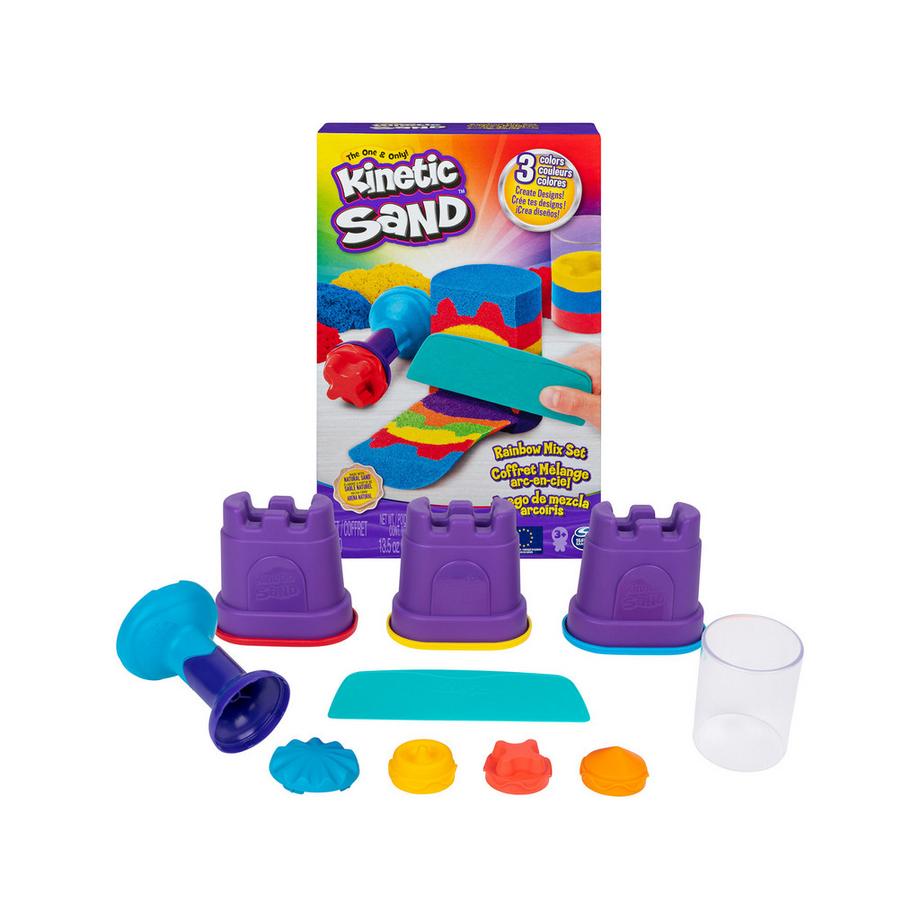 Kinetic Sand Arc-en-ciel Mix Set