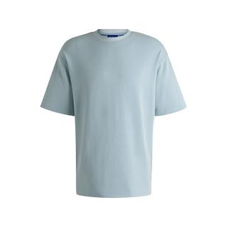 HUGO BLUE Nuwaffle T-shirt côtelé à col rond  