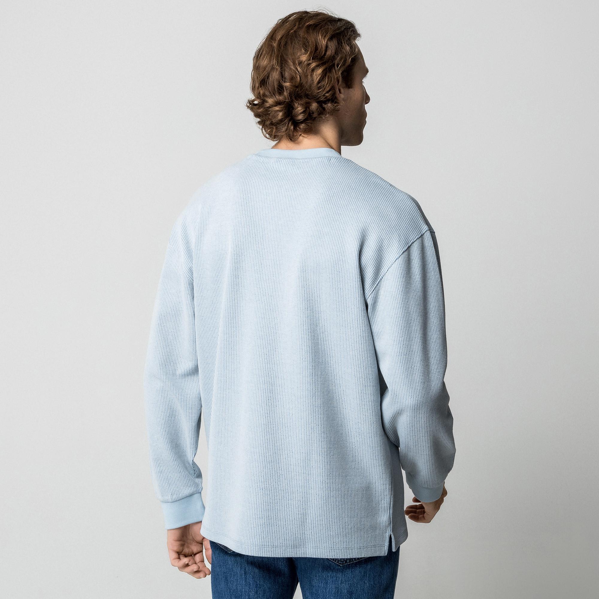 HUGO BLUE Nuwolo Geripptes Sweatshirt  