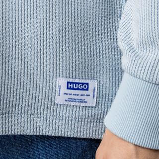 HUGO BLUE Nuwolo Geripptes Sweatshirt  