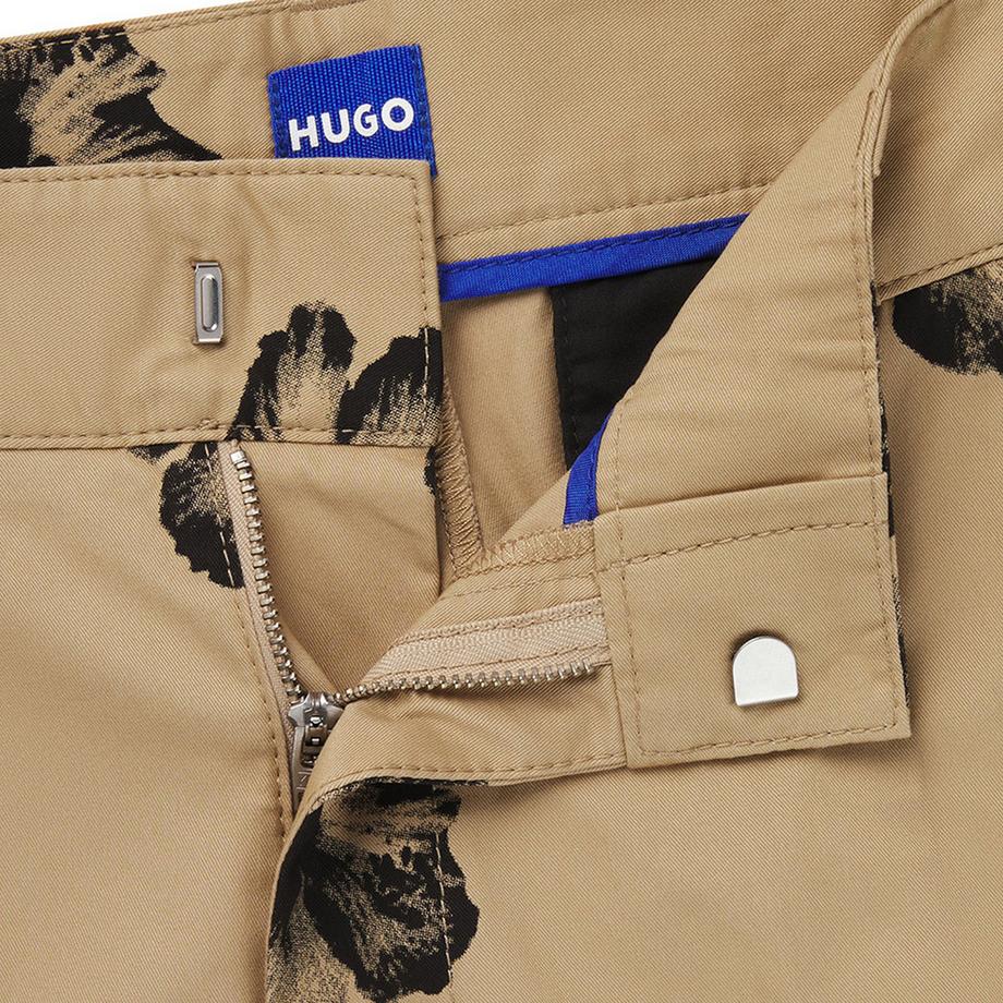 HUGO BLUE Damo242 Short à motif floral  