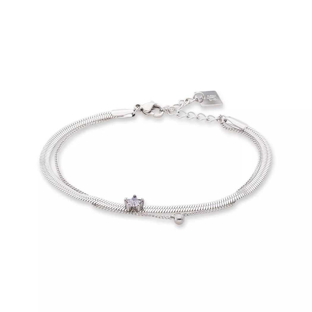 ZAG Bijoux - Armband, 15+3CM, Silberfarben 3