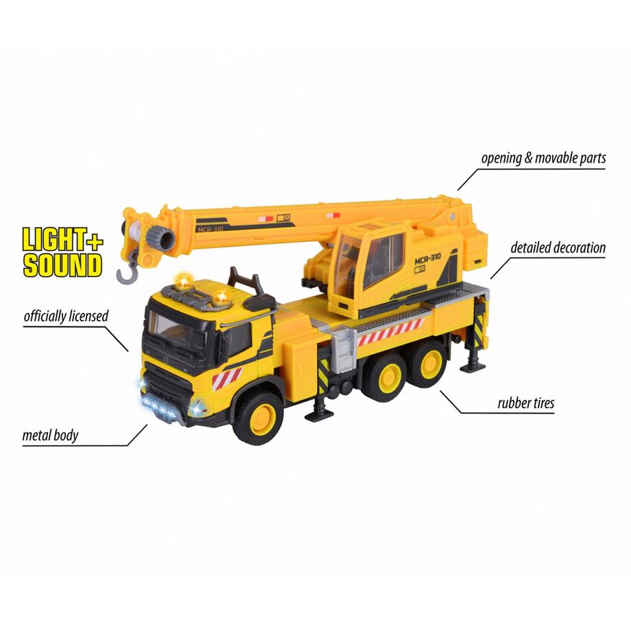 Majorette  Volvo Truck Crane 