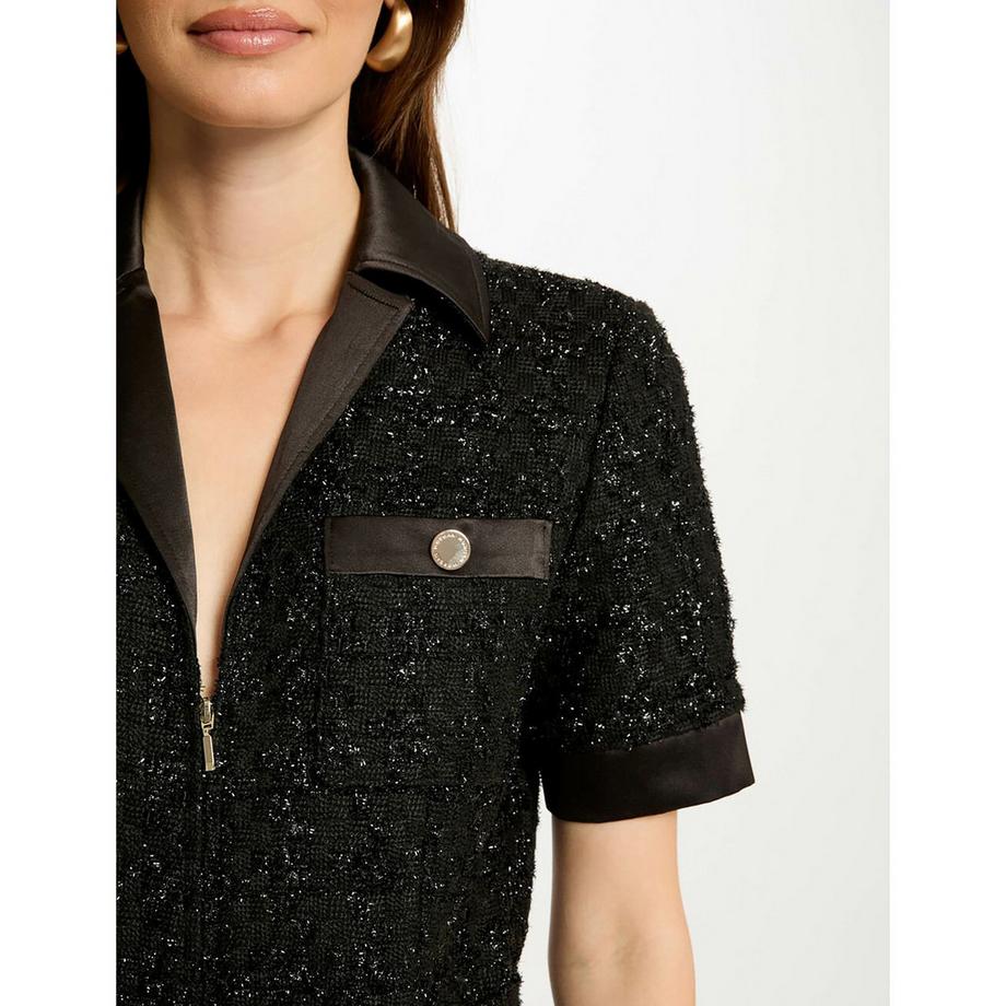 MORGAN Overall Tweed Optik Slim Fit  