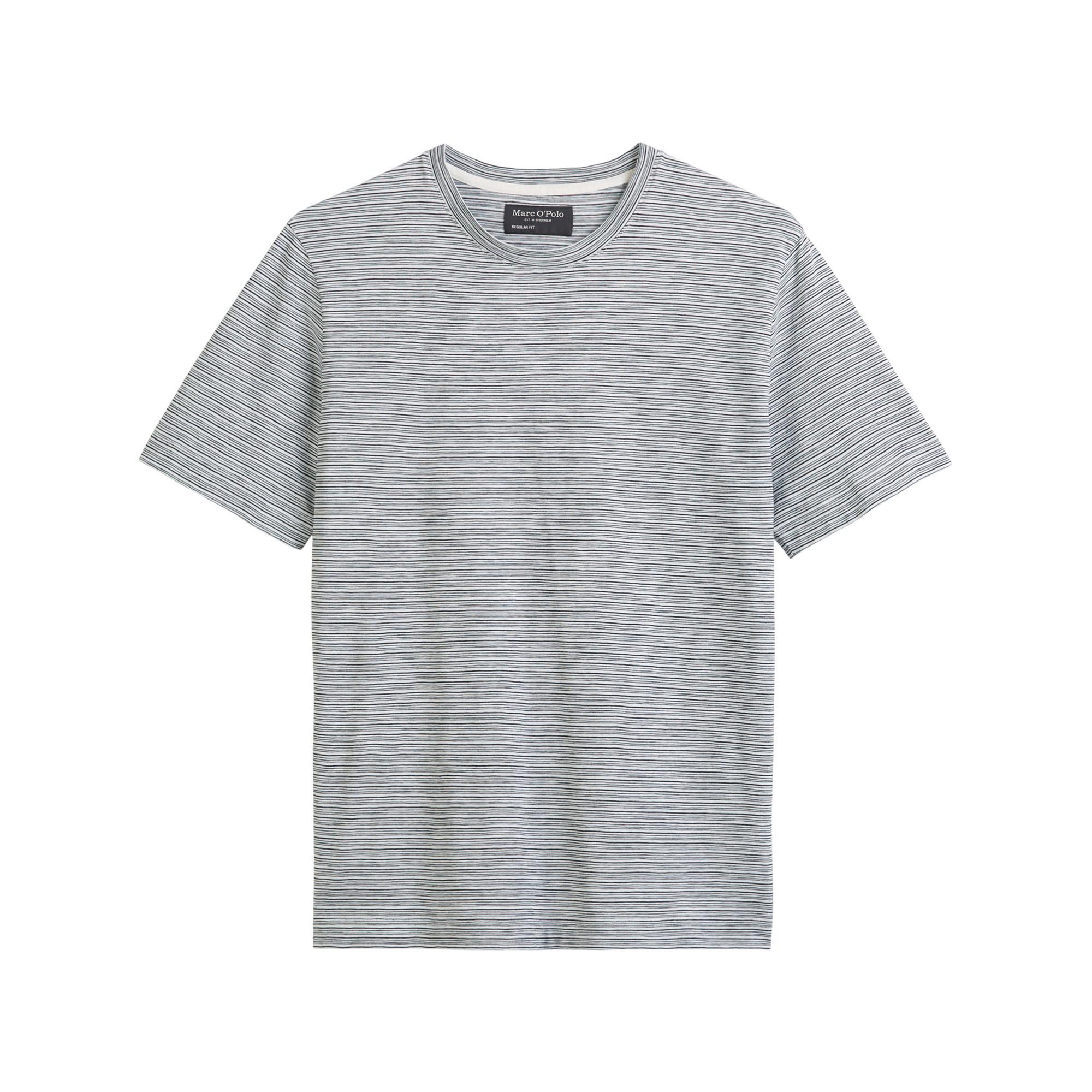 Marc O'Polo T-shirt, short sleeve, slub stripes, Designed for Circularity T-shirt 