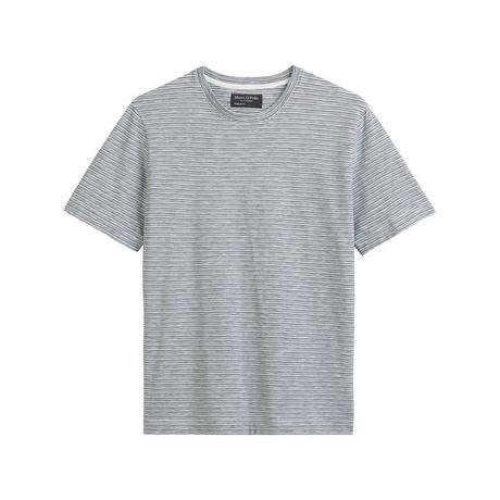 Marc O'Polo T-shirt, short sleeve, slub stripes, Designed for Circularity T-shirt 