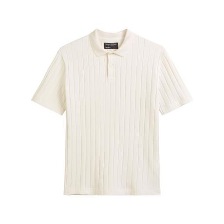 Marc O'Polo Polo, short sleeve, new drop needle rib, polo collar, flag label Polo, manches courtes 