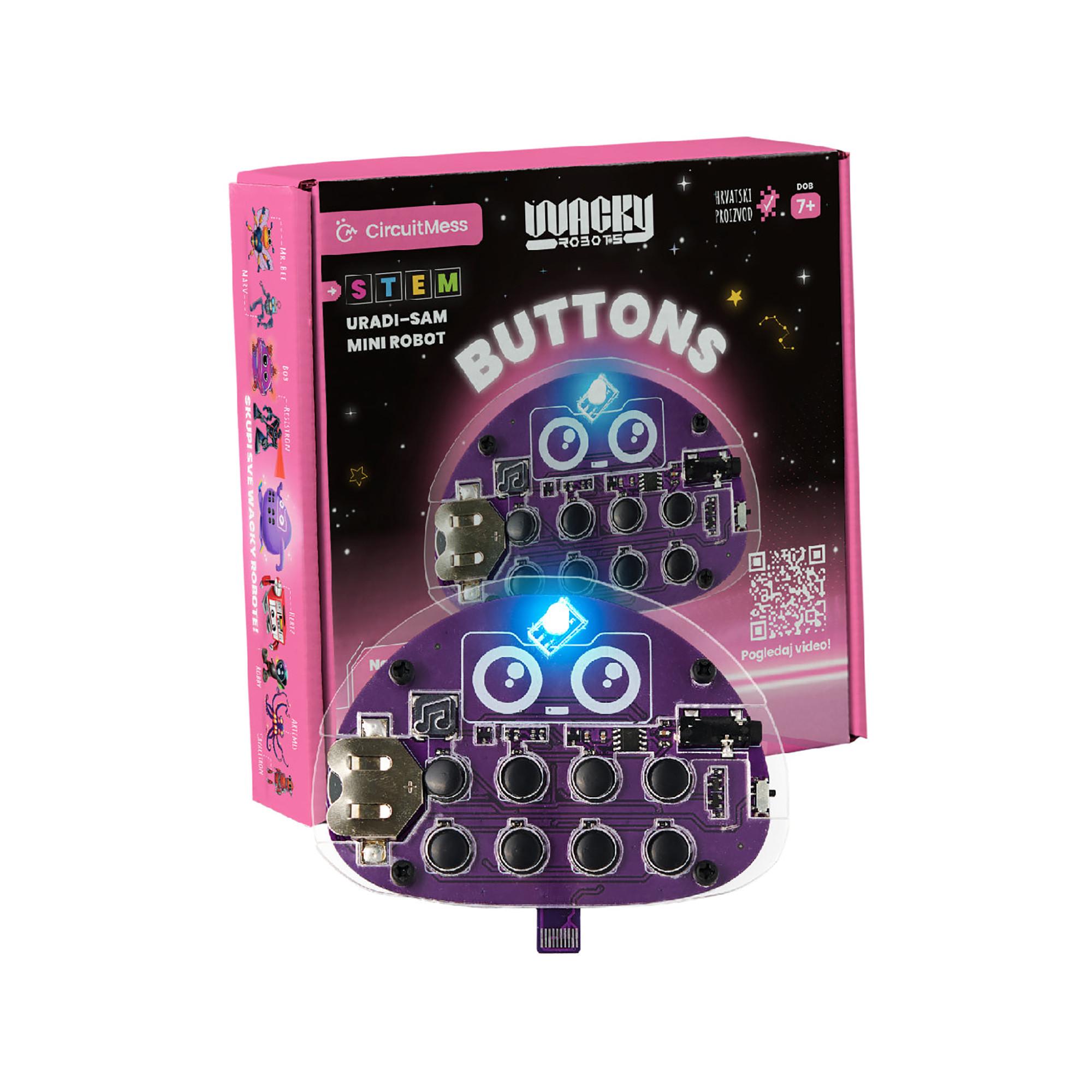 CircuitMess  BUTTONS - DIY STEM WackyRobots 