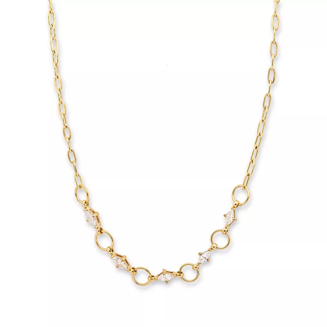 ZAG Bijoux - Halskette, 38.5CM, Goldfarben