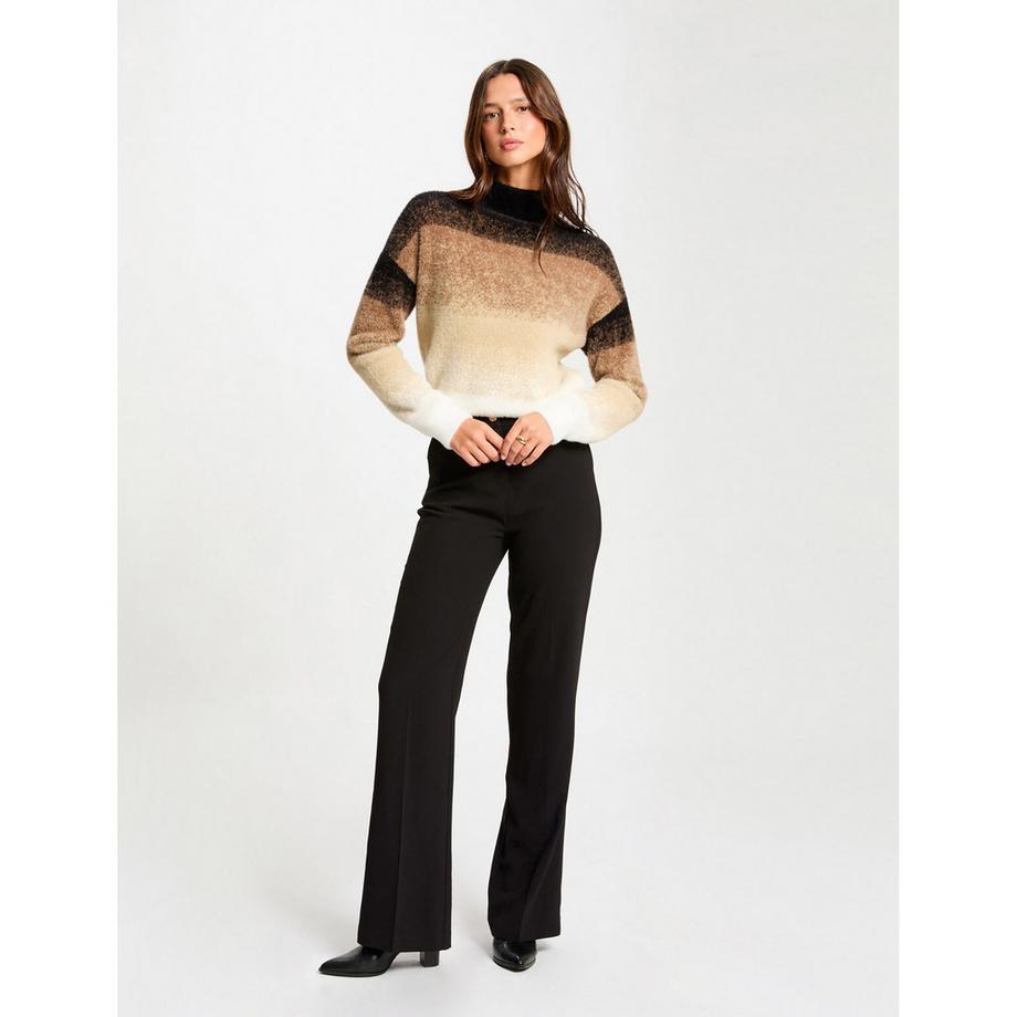 MORGAN Pullover mit Farbverlauf und Streifen  