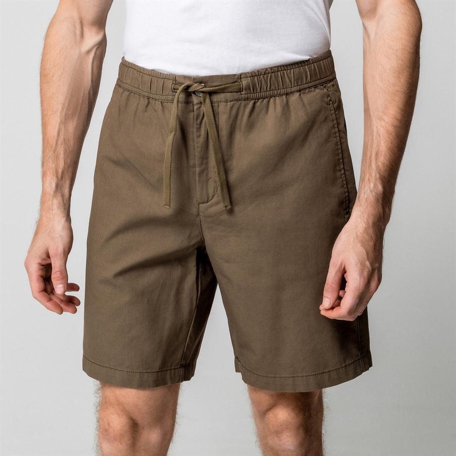 Manor Man Pantaloncini Regular Fit in misto lino  