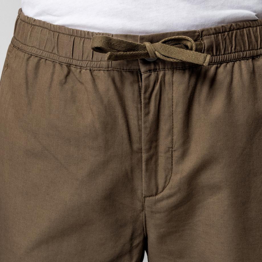 Manor Man Pantaloncini Regular Fit in misto lino  