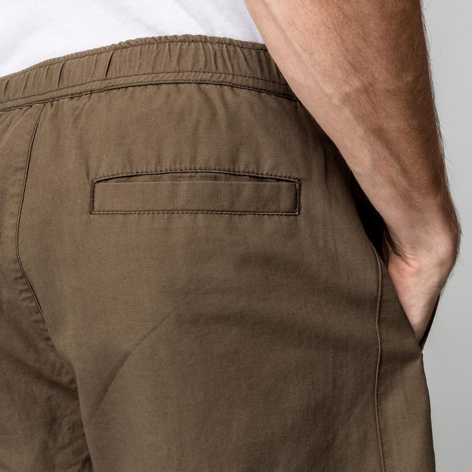 Manor Man Pantaloncini Regular Fit in misto lino  