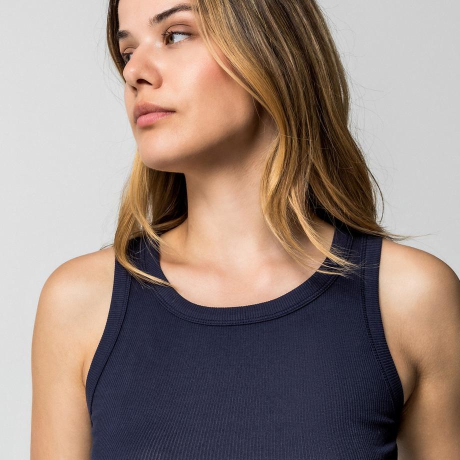 Manor Woman Geripptes Tank Top  