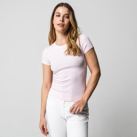 Manor Woman Geripptes Kurzarm T-Shirt  