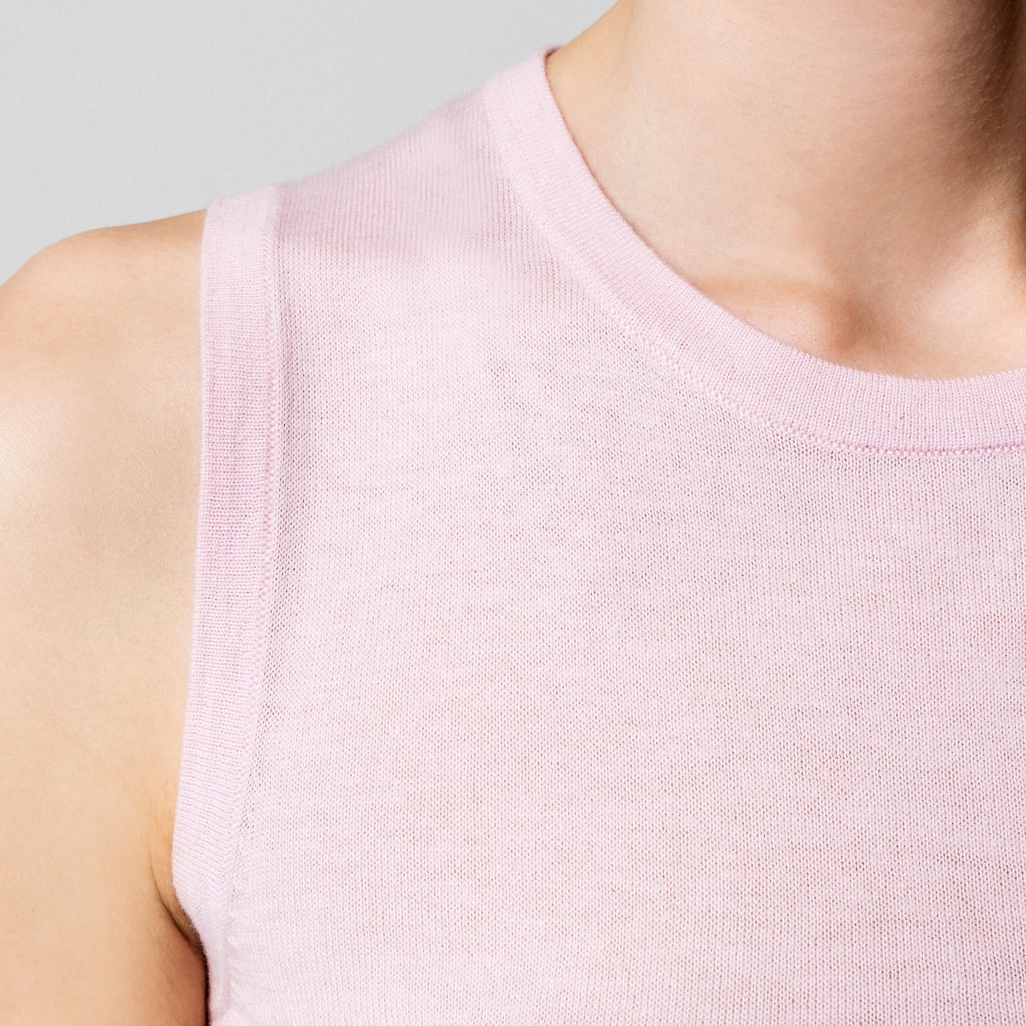 Manor Woman Gilet senza maniche girocollo a righe  