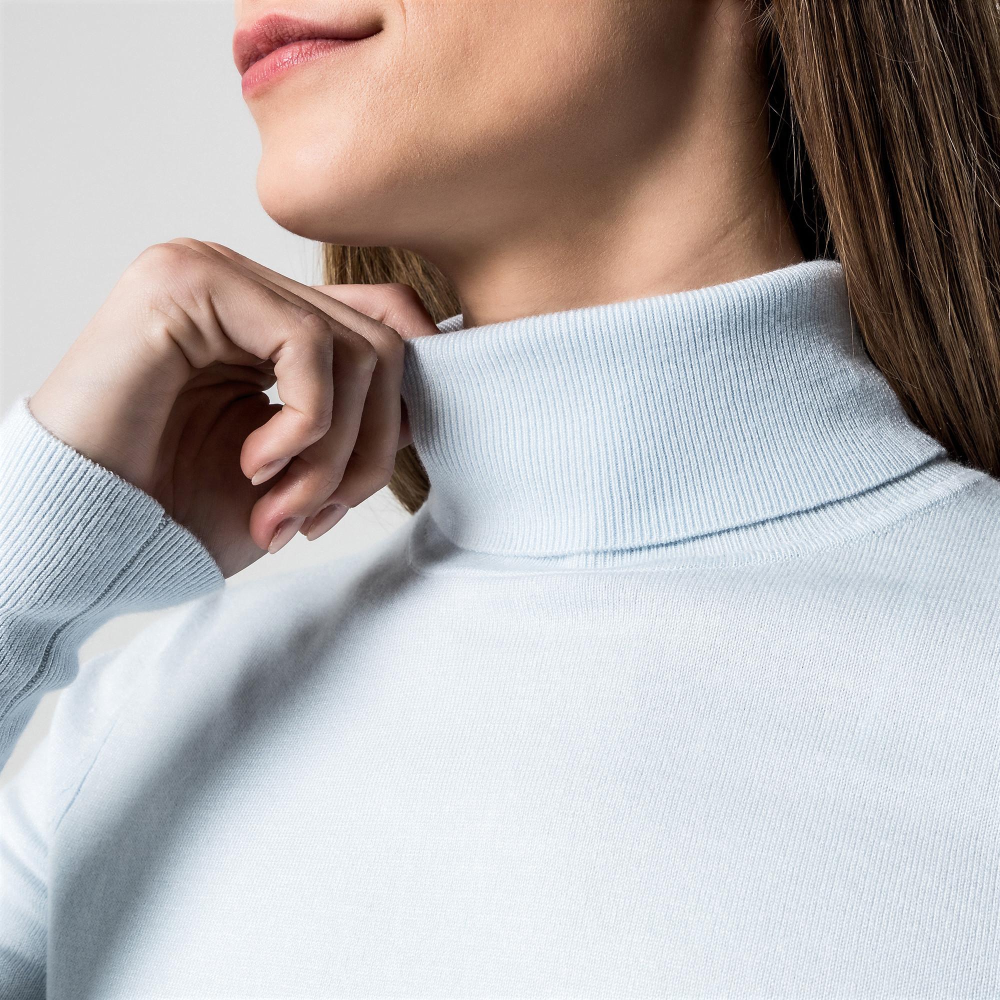 Manor Woman Pull Col Roulé avec Boutons Décoratifs  