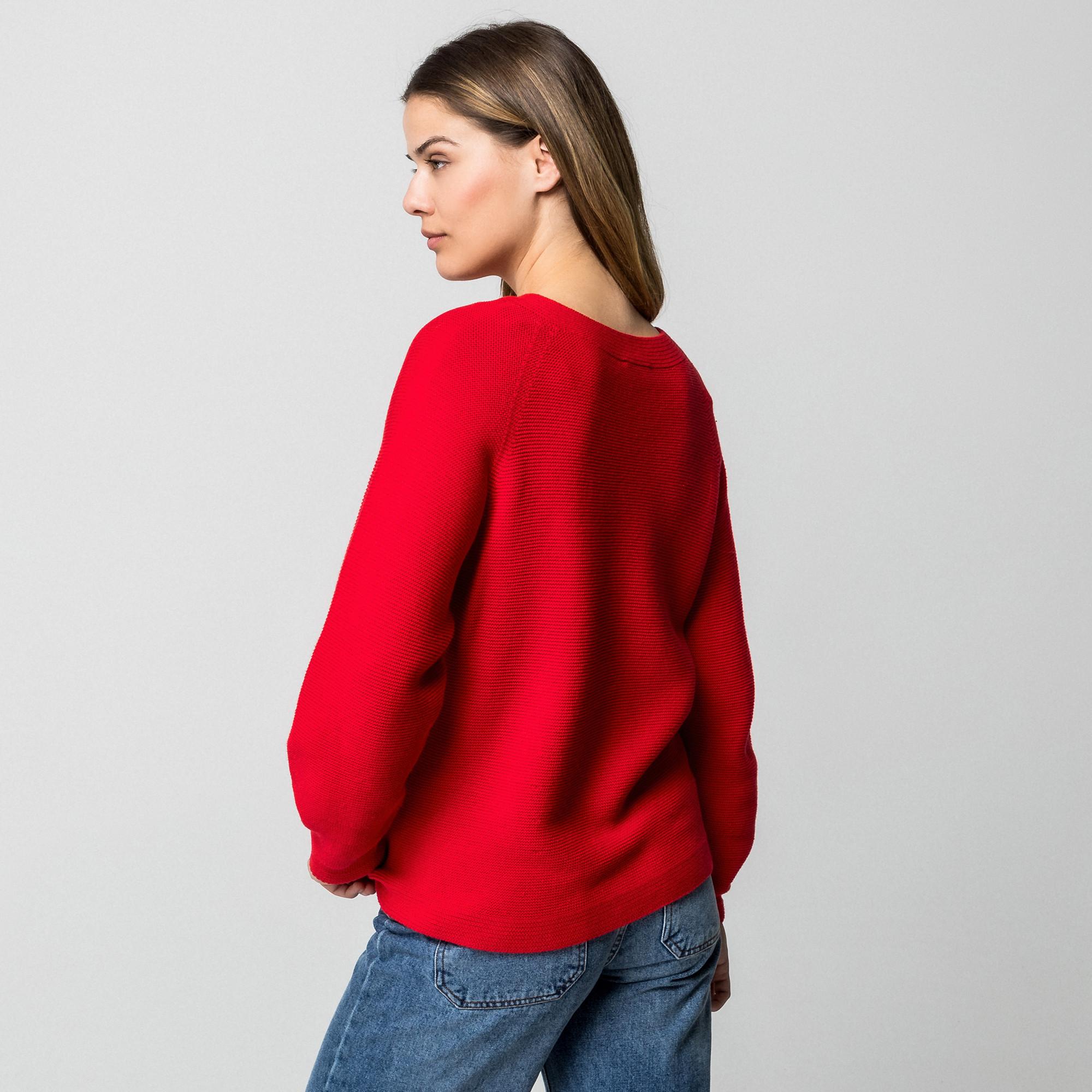 Manor Woman Pullover Maglia Grossa Girocollo  