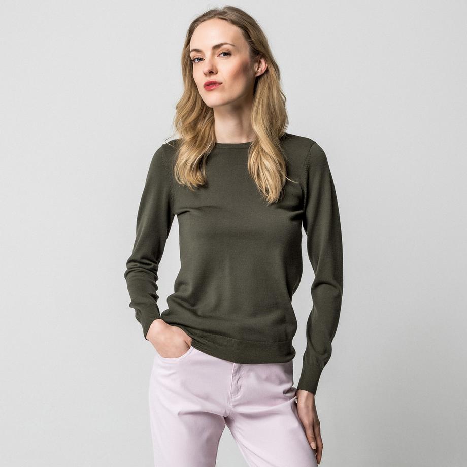 Manor Woman Pull Col Rond  