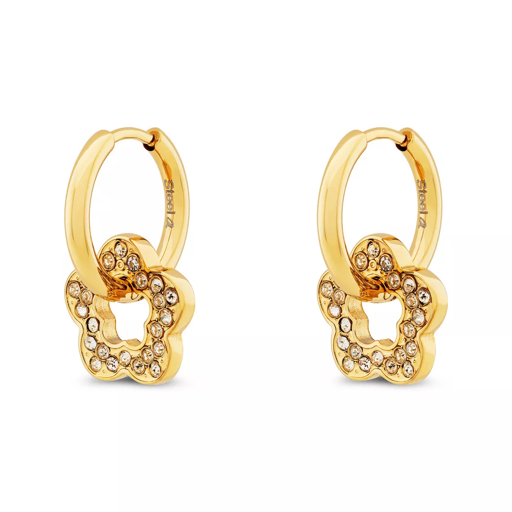 L'Atelier - Ohrstecker, One Size, Goldfarben 2