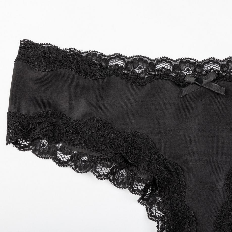 Manor Woman Brasiliana con Bordo in Pizzo  