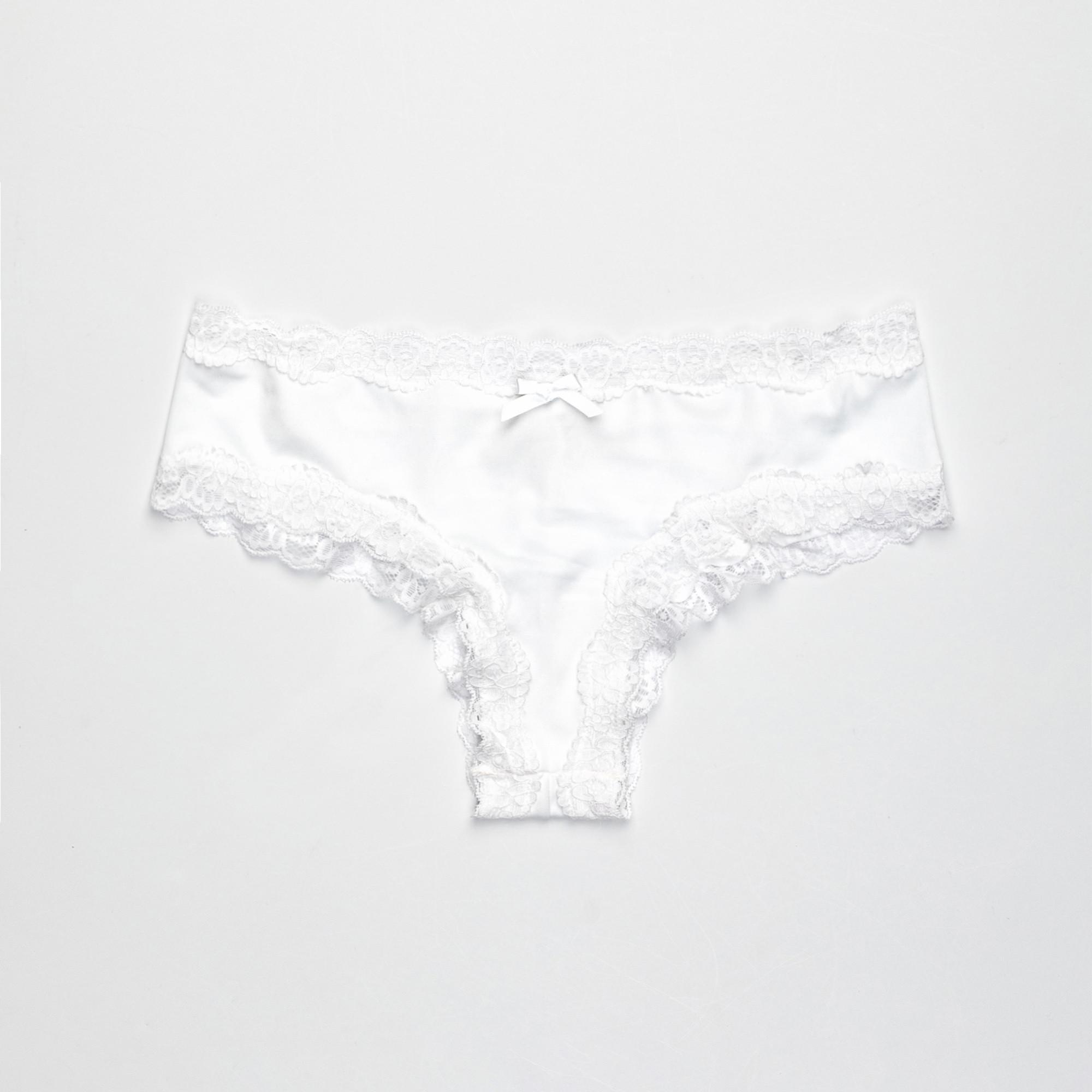 Manor Woman Slip Brésilien avec Dentelle  