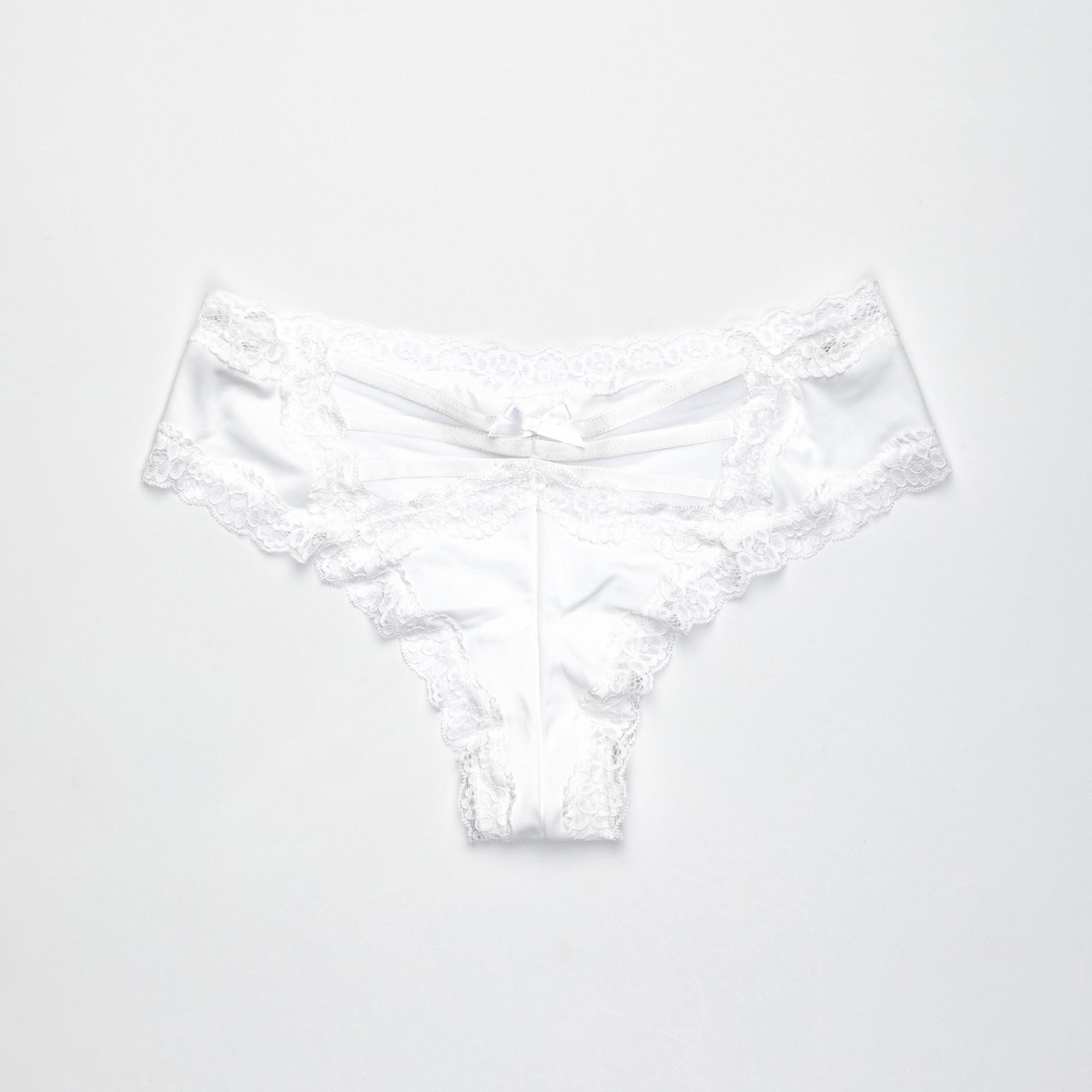 Manor Woman Slip Brésilien avec Dentelle  