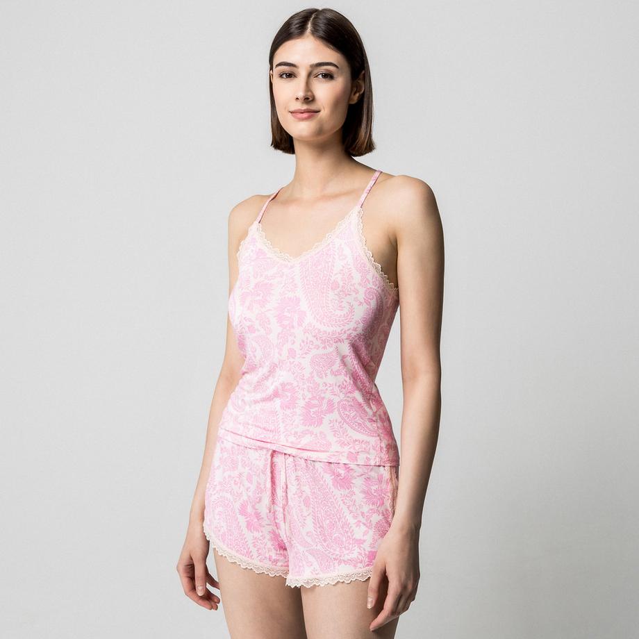 Manor Woman Ensemble de pyjama avec dentelle  