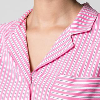 Manor Woman Gestreiftes Kurzarm Pyjama Oberteil  