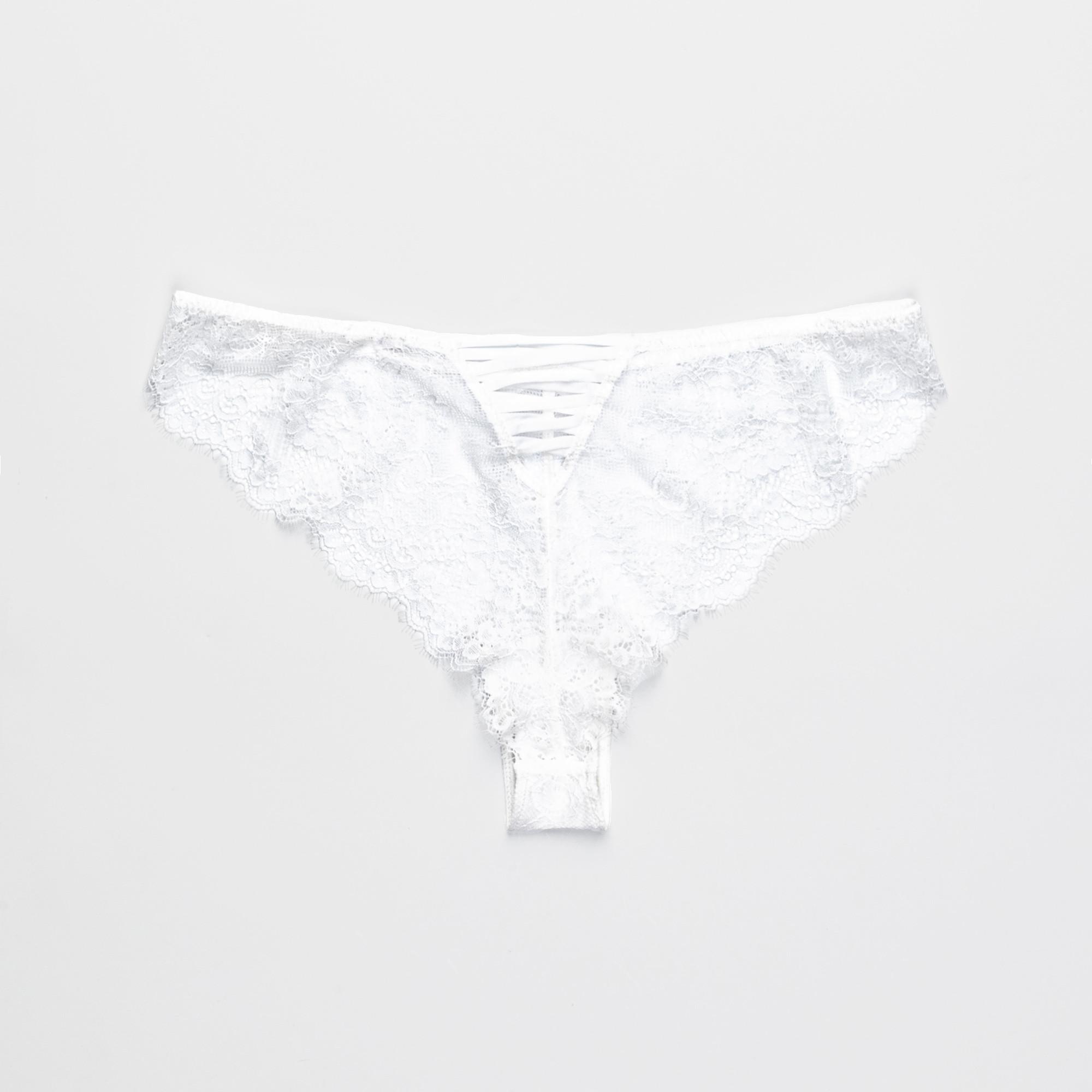 Manor Woman Slip brésilien en dentelle  