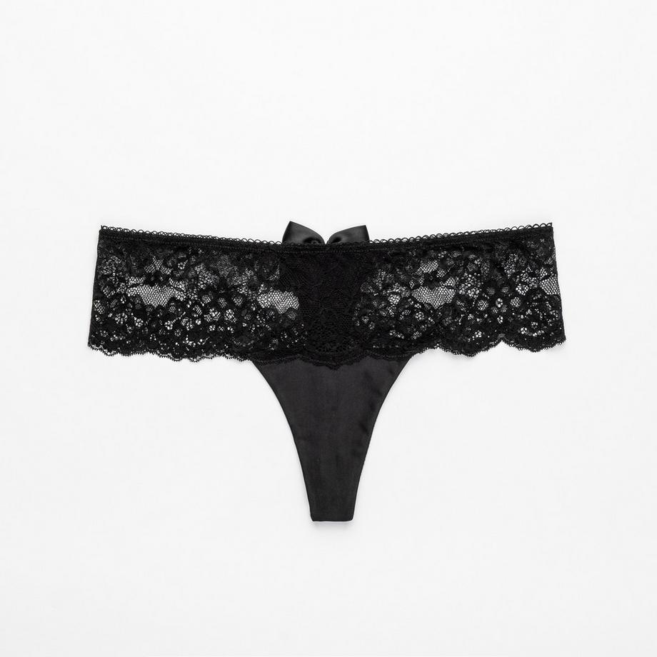 Manor Woman Spitzen Schleifen String  