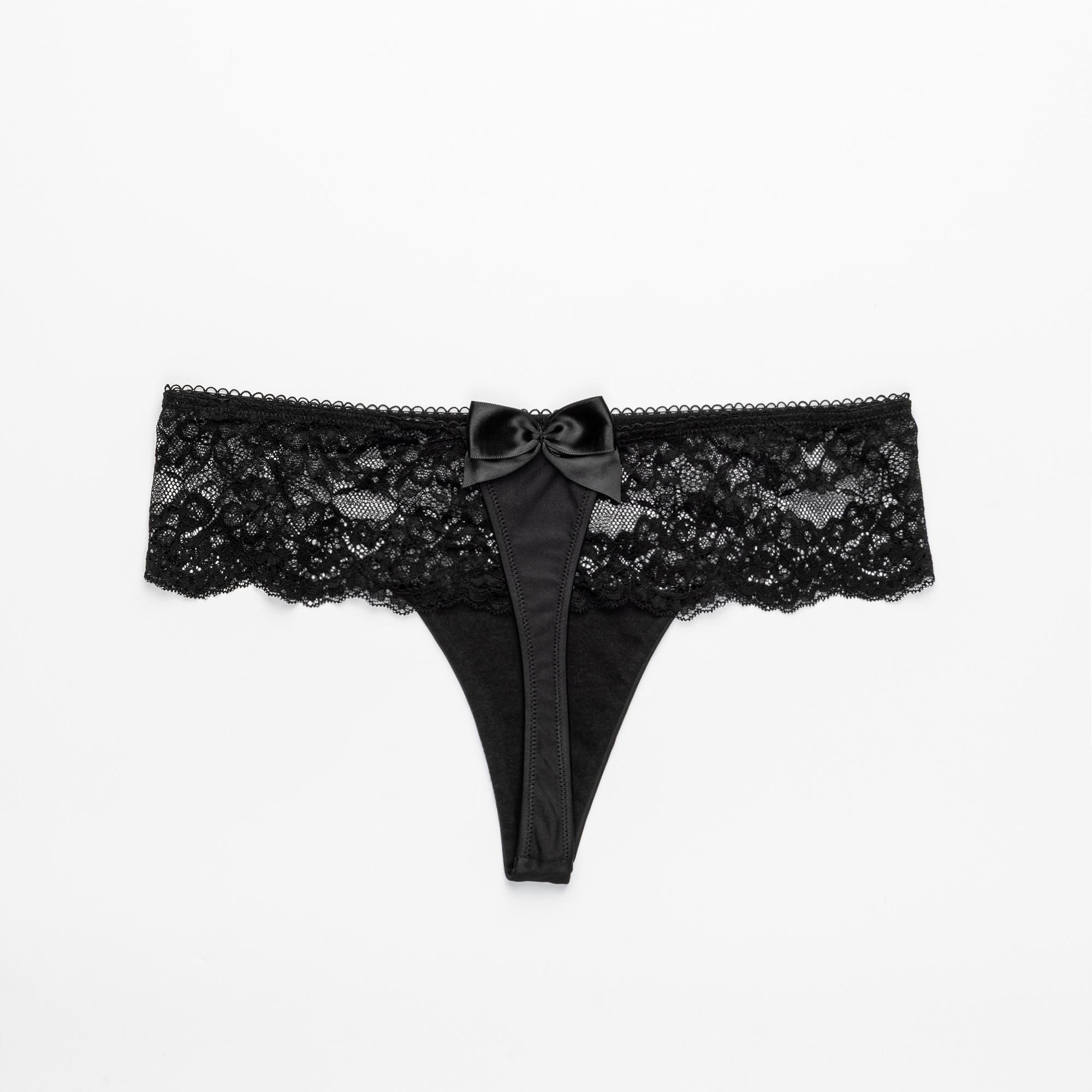 Manor Woman Perizoma Fiocco in Pizzo  