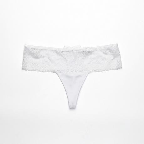 Manor Woman String Nœud en Dentelle  