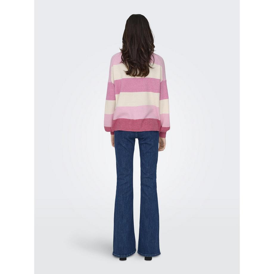 ONLY Gestreifter Strickpullover  
