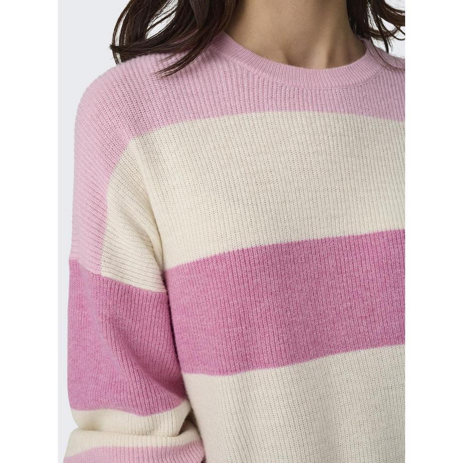 ONLY Gestreifter Strickpullover  