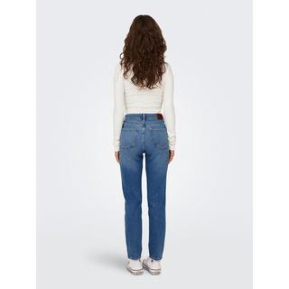 ONLY Jeans High Waist Straight Fit Lunghezza Caviglia  