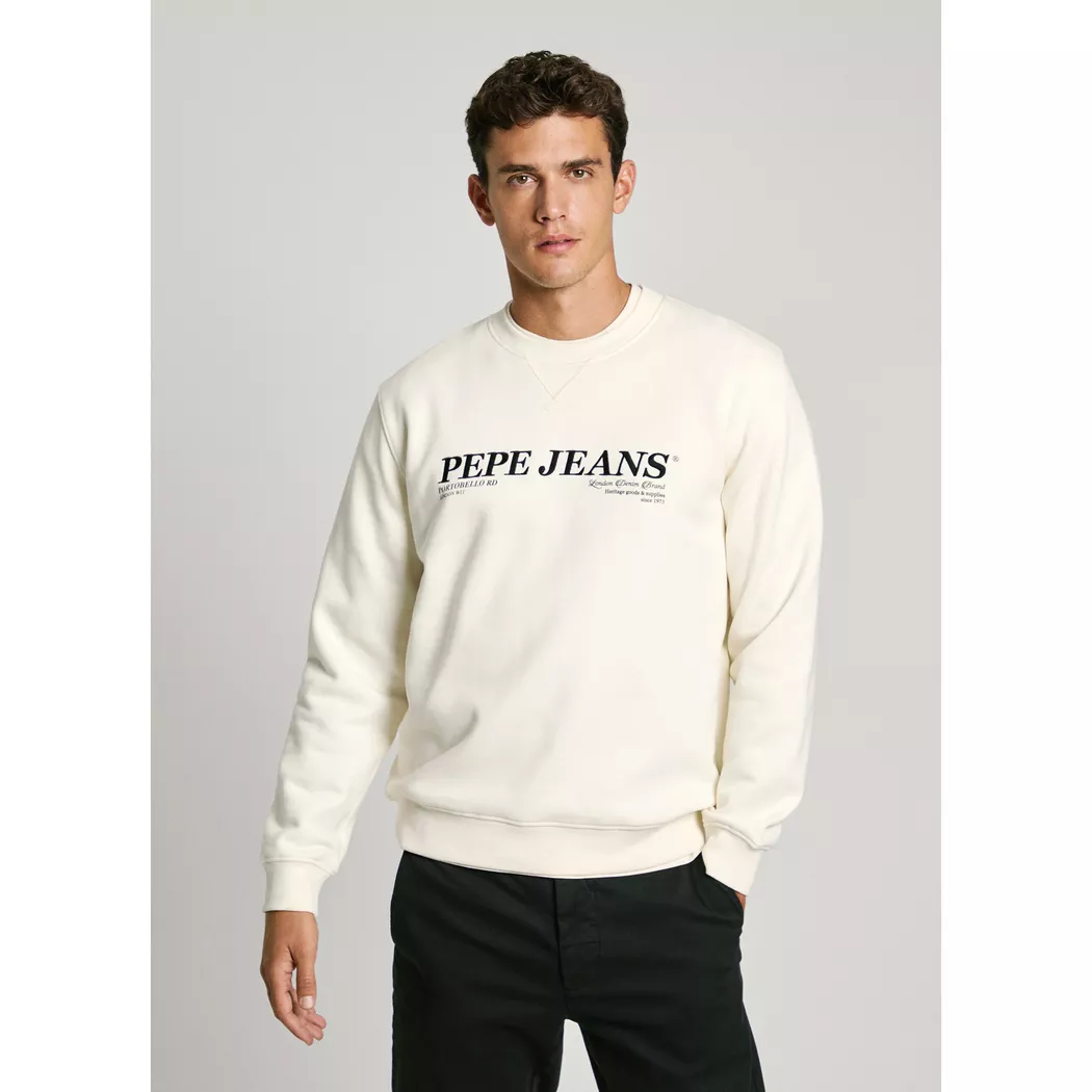 Pepe Jeans London - Sweatshirt, für Herren, Ecru, Größe XXL