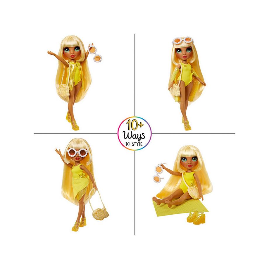 MGA  Rainbow High – Swim & Style Sunny Bambola 