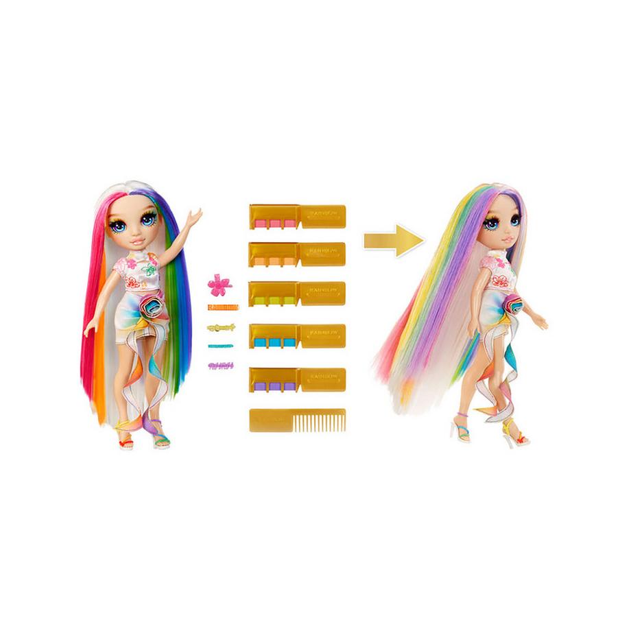 MGA  Rainbow High - Hair Chalk & Style Amaya Puppe 