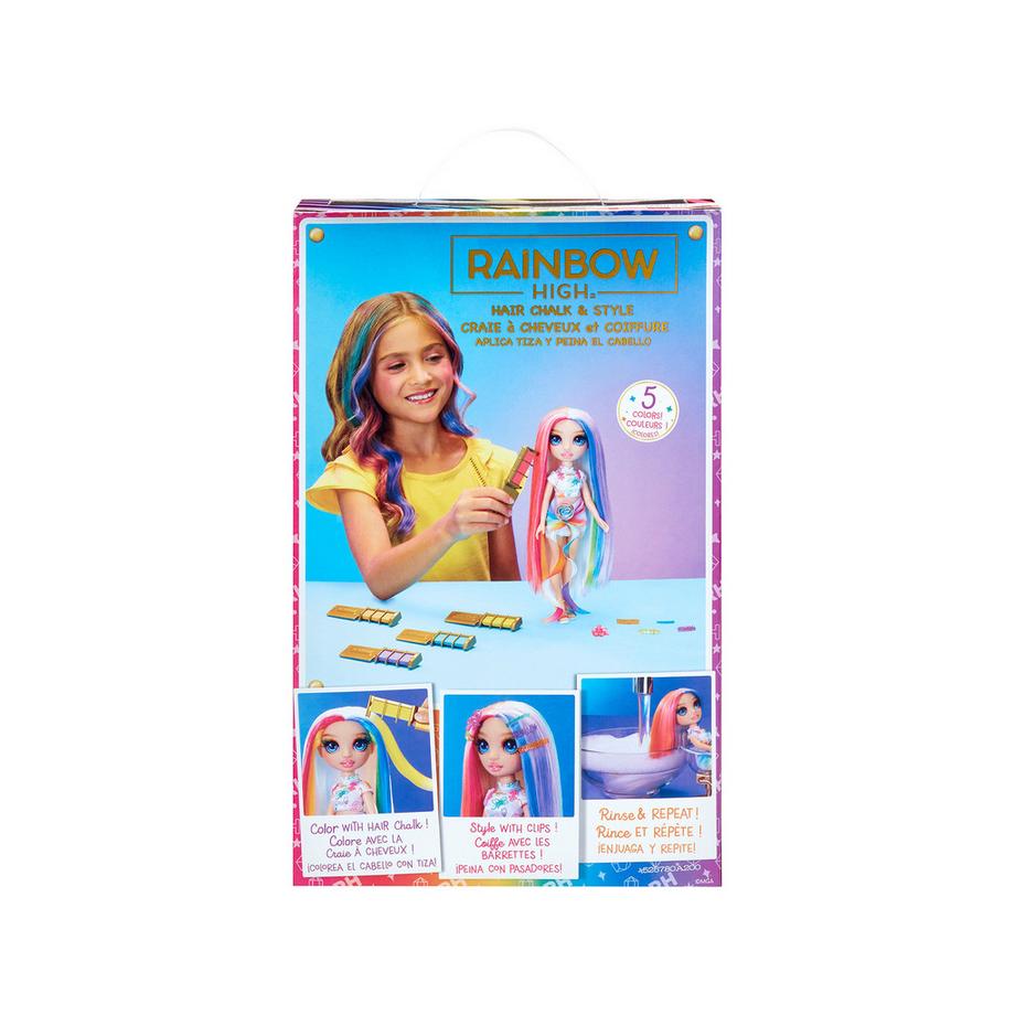 MGA  Rainbow High - Hair Chalk & Style Amaya Puppe 