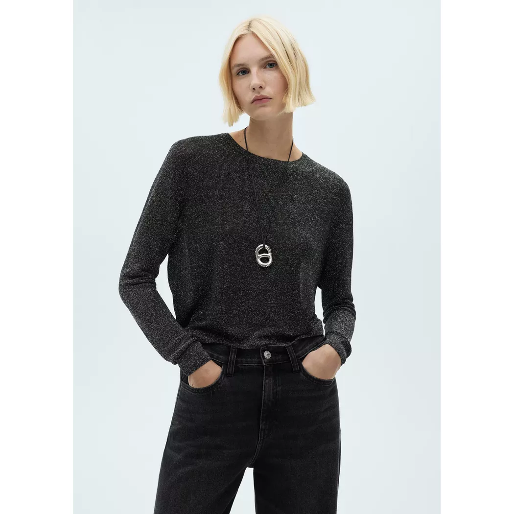 Mango - Pullover, für Damen, Black, Größe XS