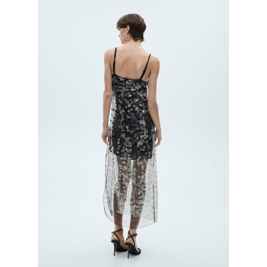 MANGO Jordana Abito Lungo Paillettes  