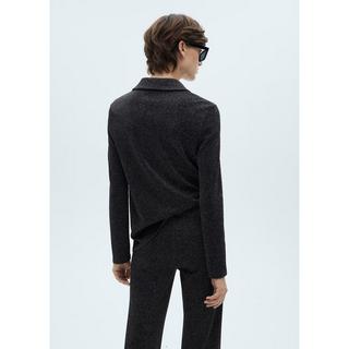 MANGO XBLUTI Chemisier Manches Longues Scintillant  