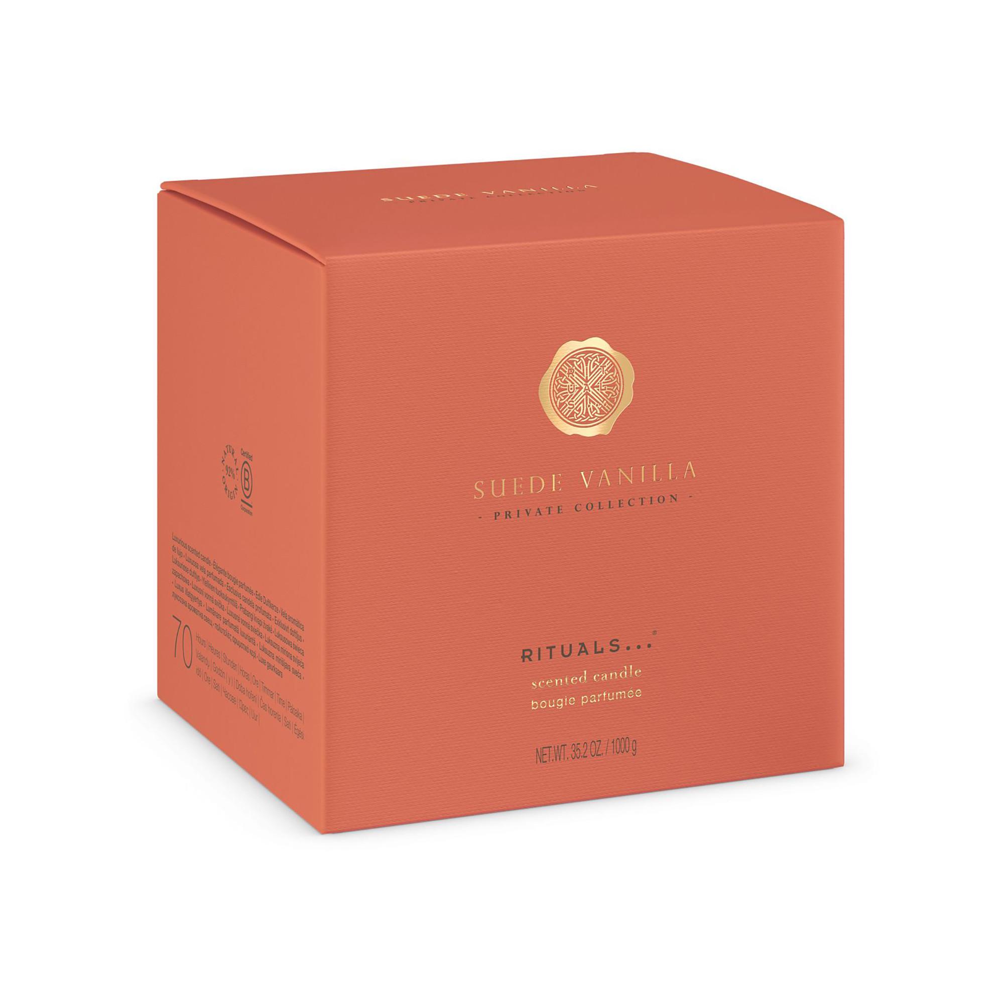 RITUALS Candela profumata in vetro Suede Vanilla 