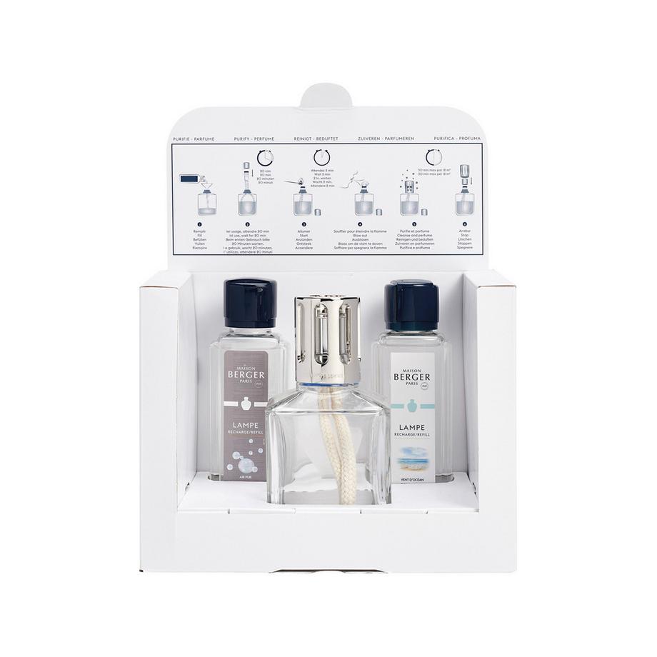 LAMPE BERGER Set Lampe Berger Essentielle Carrée 