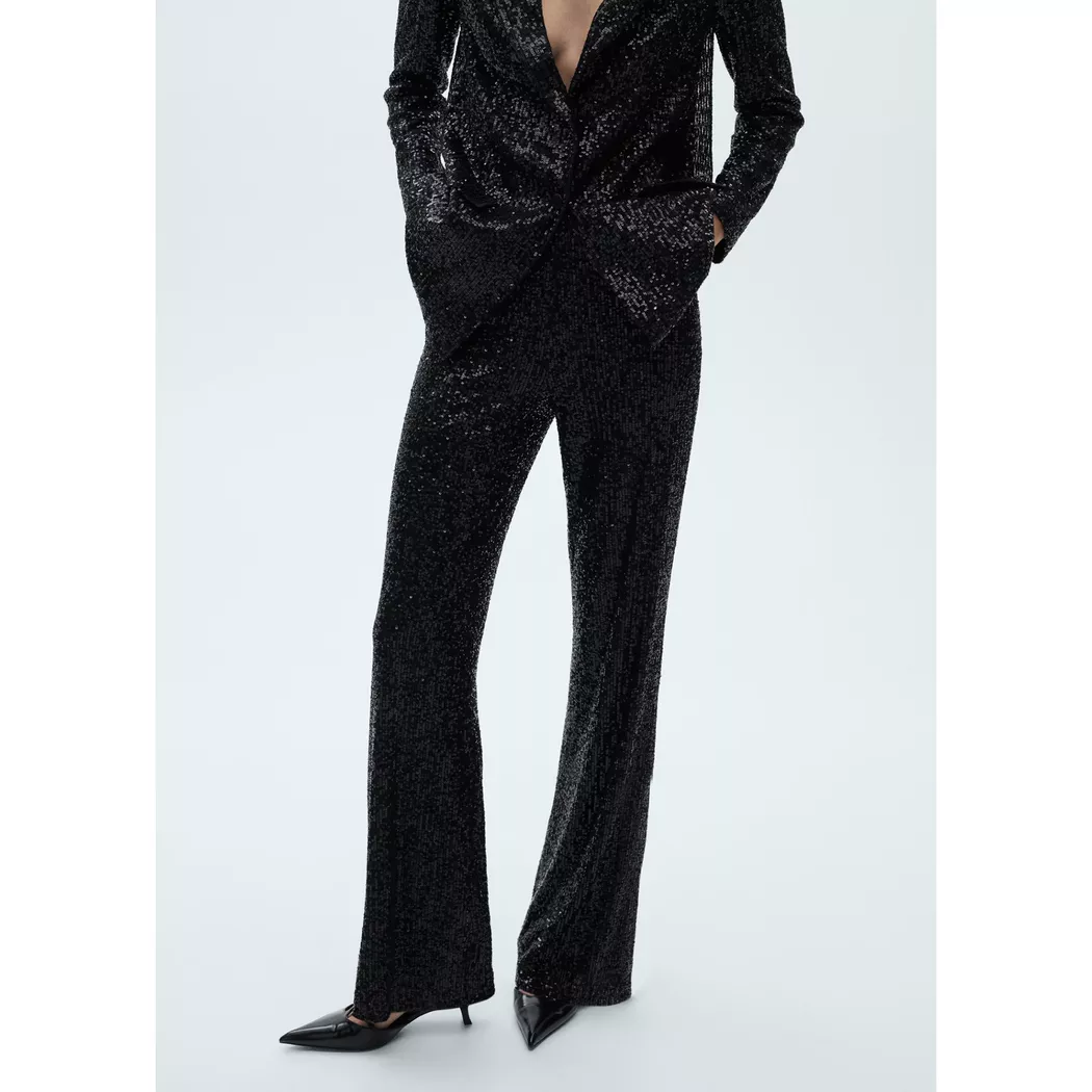 Mango - Hose, für Damen, Black, Größe XL