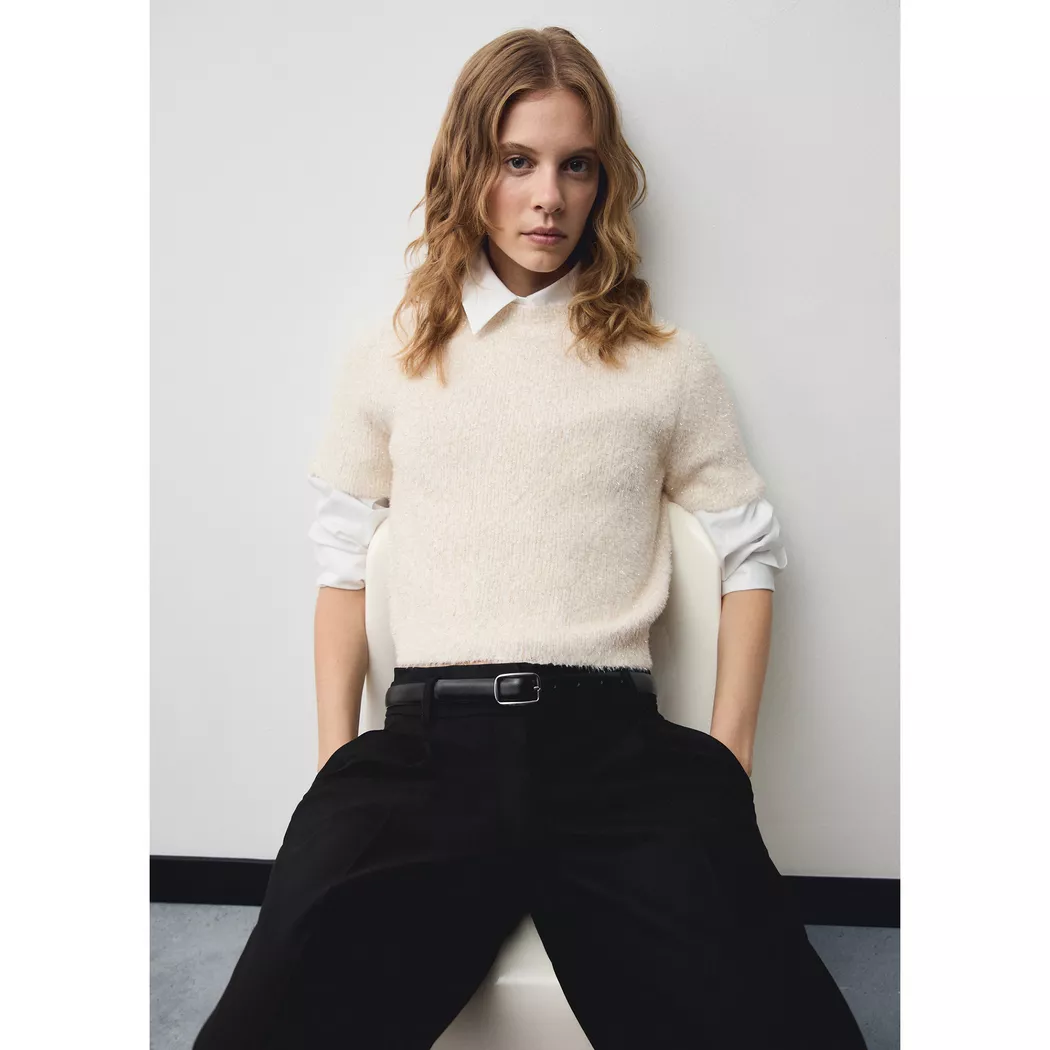 Mango - Pullover, für Damen, Café, Größe M