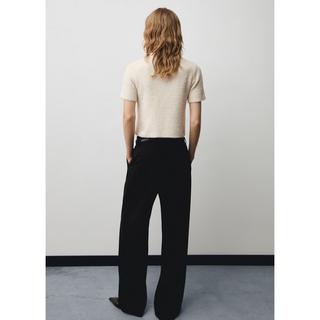 MANGO Floreto Pull Manches Courtes Col Rond  