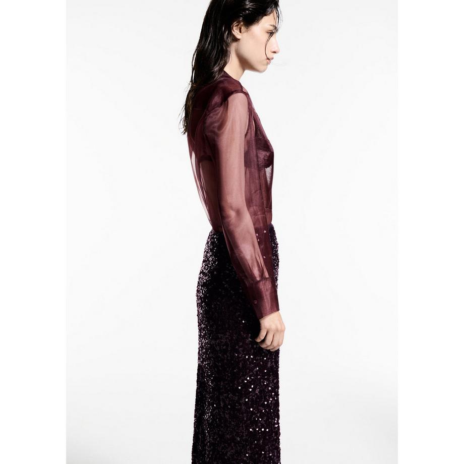 MANGO XJavi Gonna Midi Paillettes  